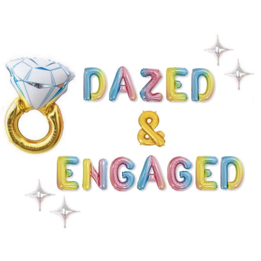 Dazed & Engaged Letter Balloon Kit