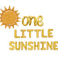 One Little Sunshine Letter Balloon Kit