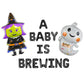 A Baby Is Brewing Halloween Letter Balloon Kit