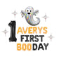 Custom Names First Boo Day Halloween Letter Balloon Kit