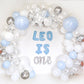 Blue Winter Onederland Balloon Garland Kit