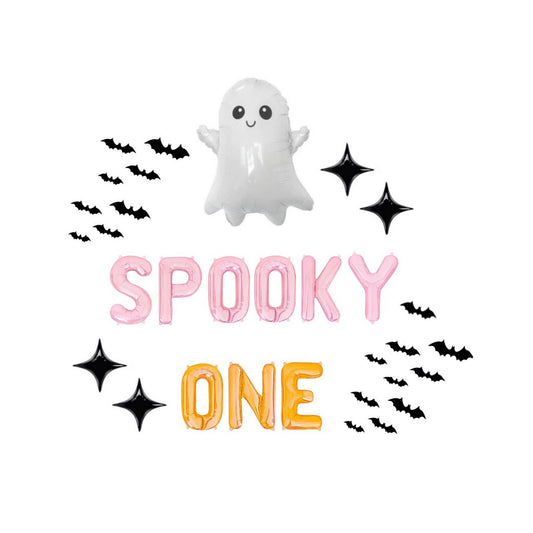 Spooky One Halloween Letter Balloon Kit