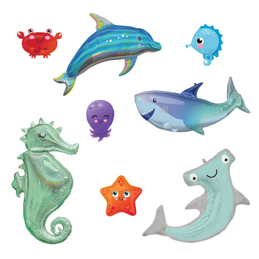 Sea Creatures Under The Sea Themed Balloons