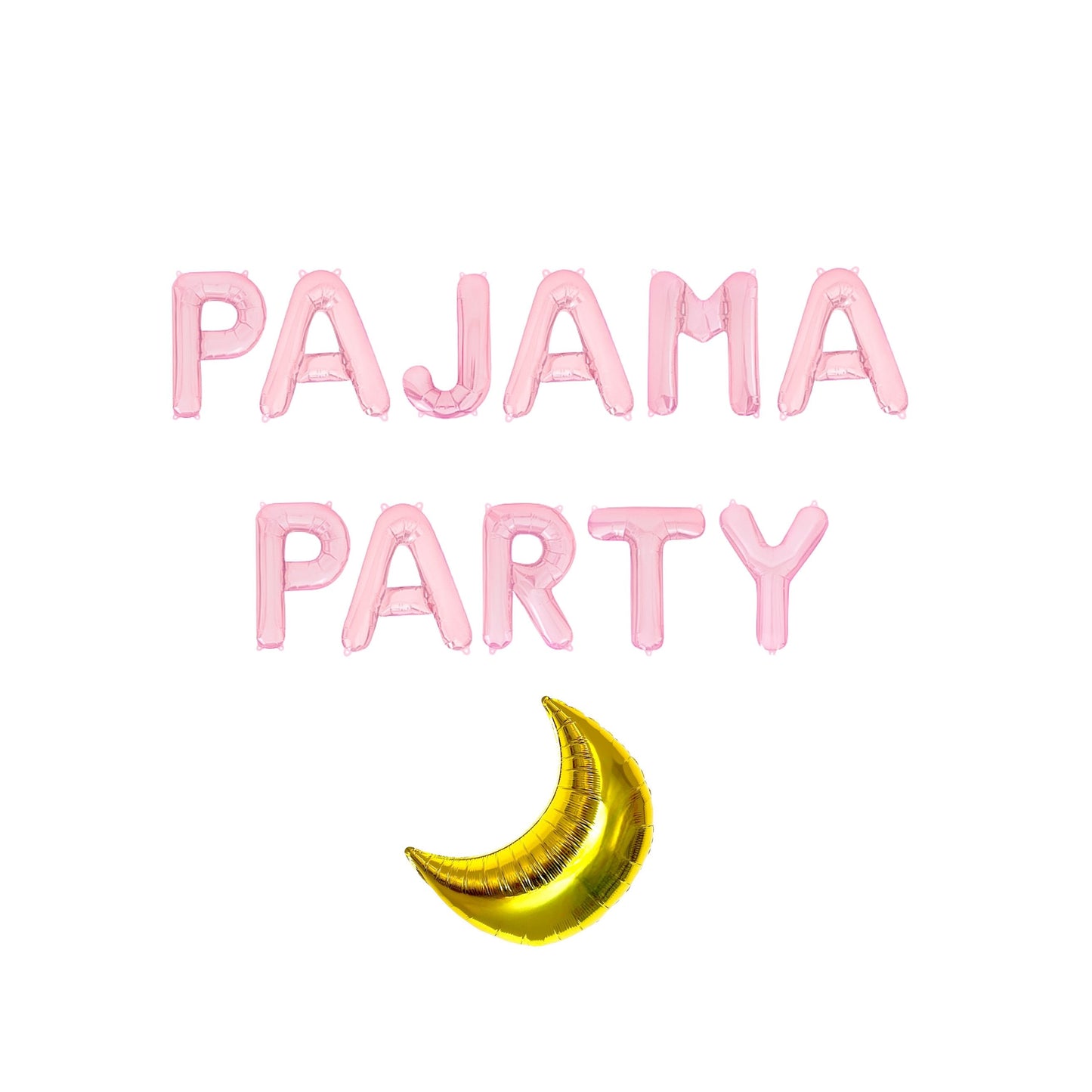 Pajama Party Letter Balloon Kit