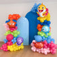 Shark Birthday Balloon Garland Kit