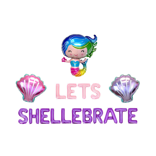 Lets ShelleBrate Letter Balloon Kit