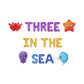 Three In The Sea Letter Balloon Kit