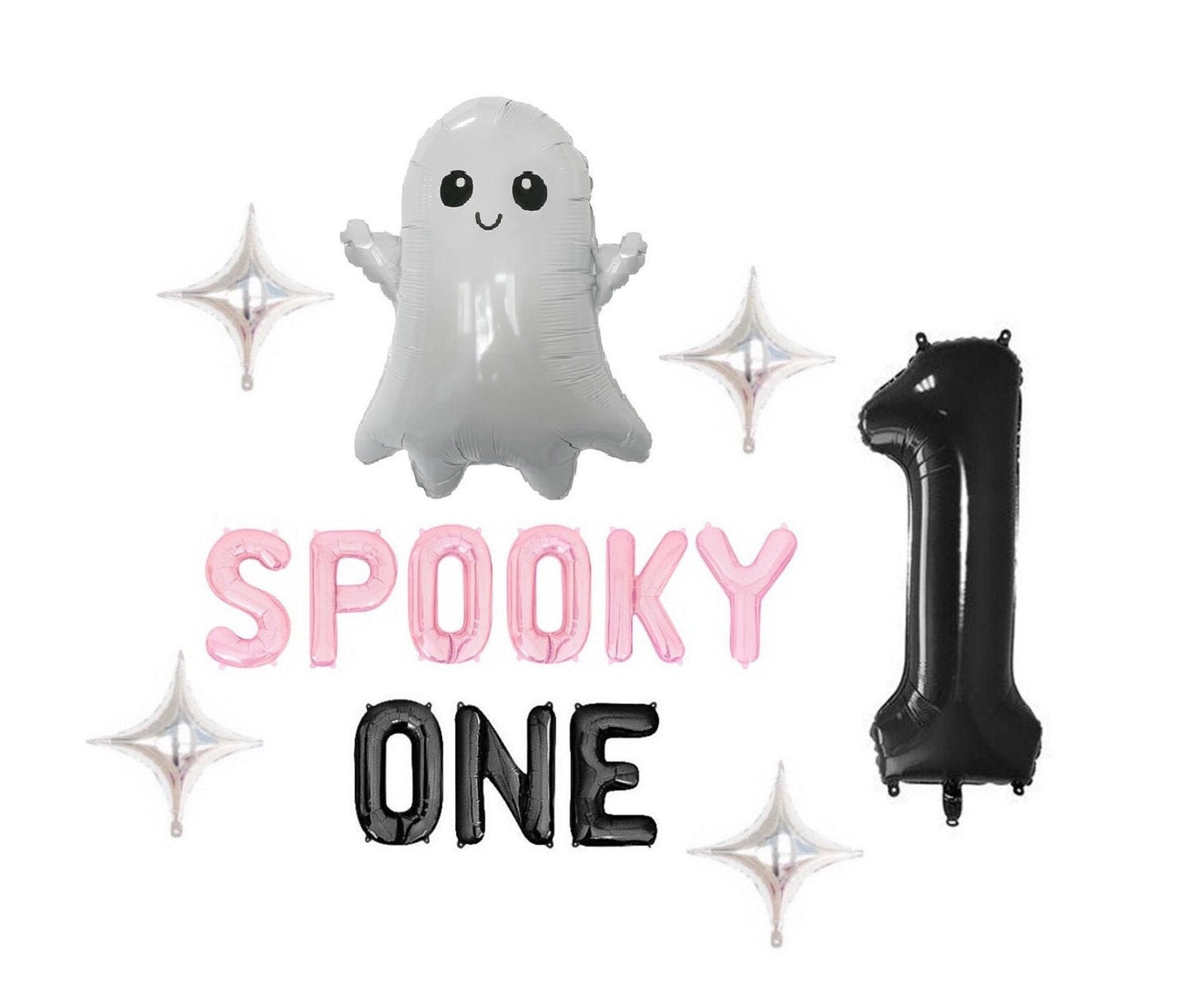 Spooky One Halloween Letter Balloon Kit