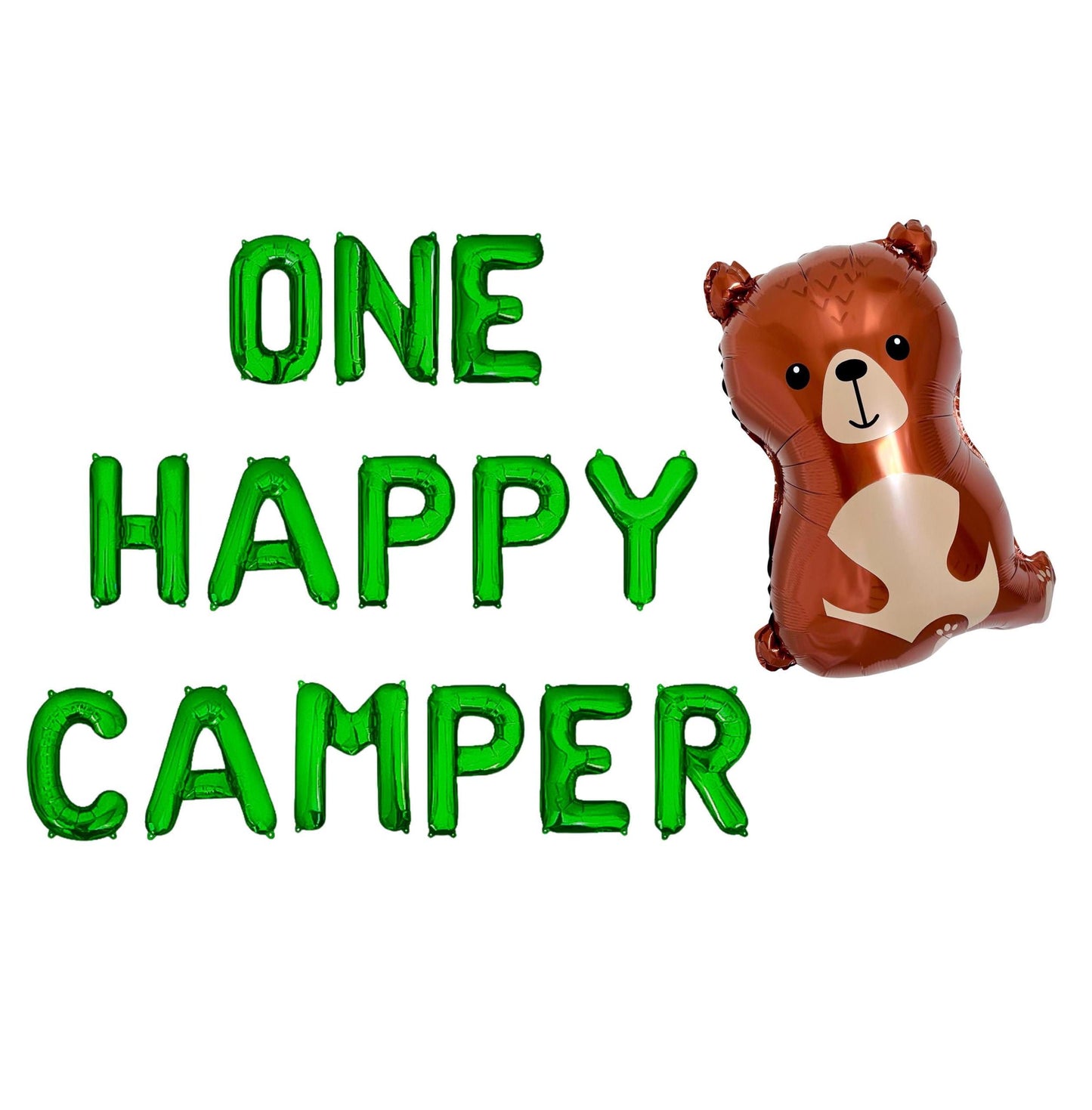 One Happy Camper Letter Balloon Kit