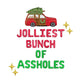 Jolliest Bunch Of Assholes Green Red Christmas Letter Balloon Kit