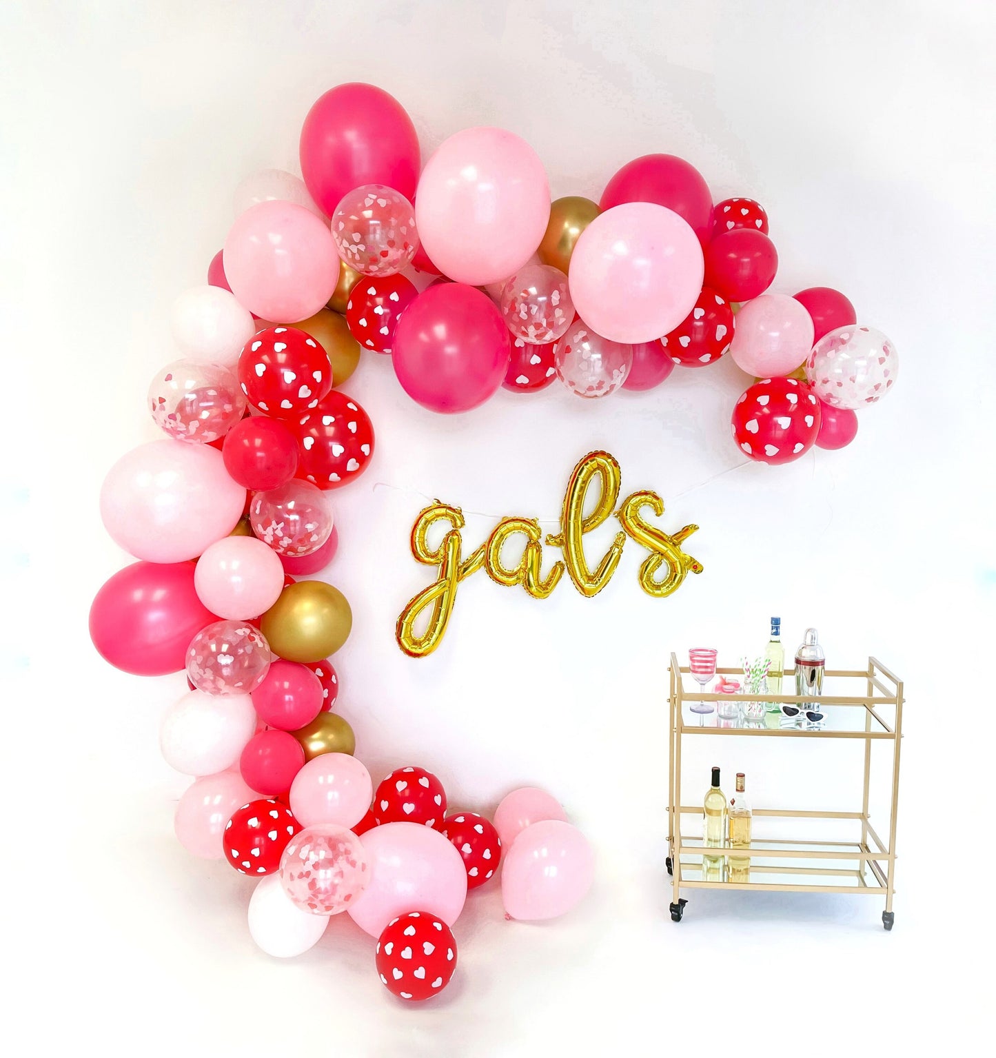 Gals Galentines Day Balloon Garland Kit