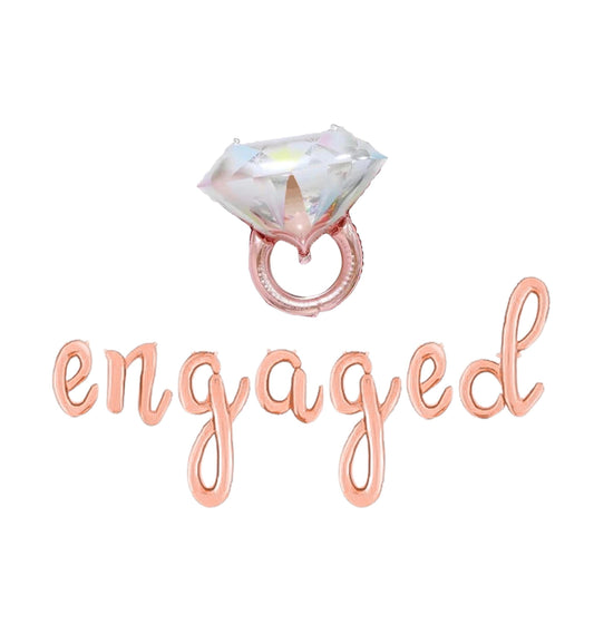 Engagned Script Letter Balloon Kit