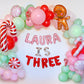 Mint & Pink Birthday Christmas Balloon Garland Kit