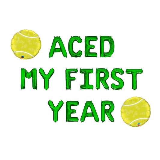 Tennis 1st Birthday Party Aced My First Year