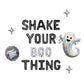 Shake Your Boo Thing Letter Balloon Kit