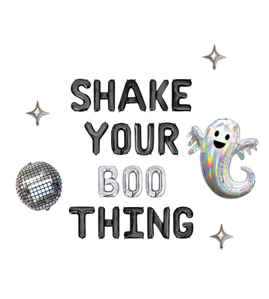 Shake Your Boo Thing Letter Balloon Kit