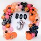 Orange & Pink Boo Halloween Balloon Garland Kit