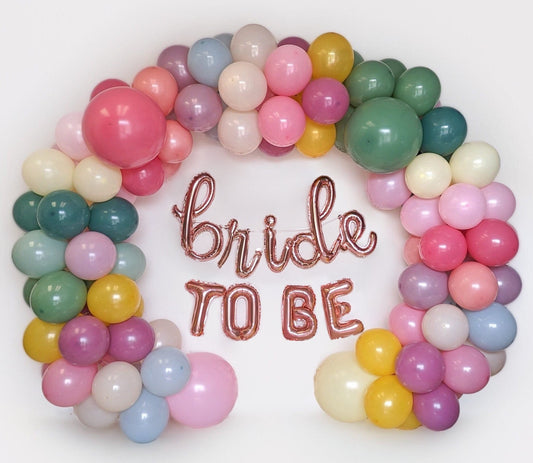 Boho Bride to Be Balloon Garland Kit