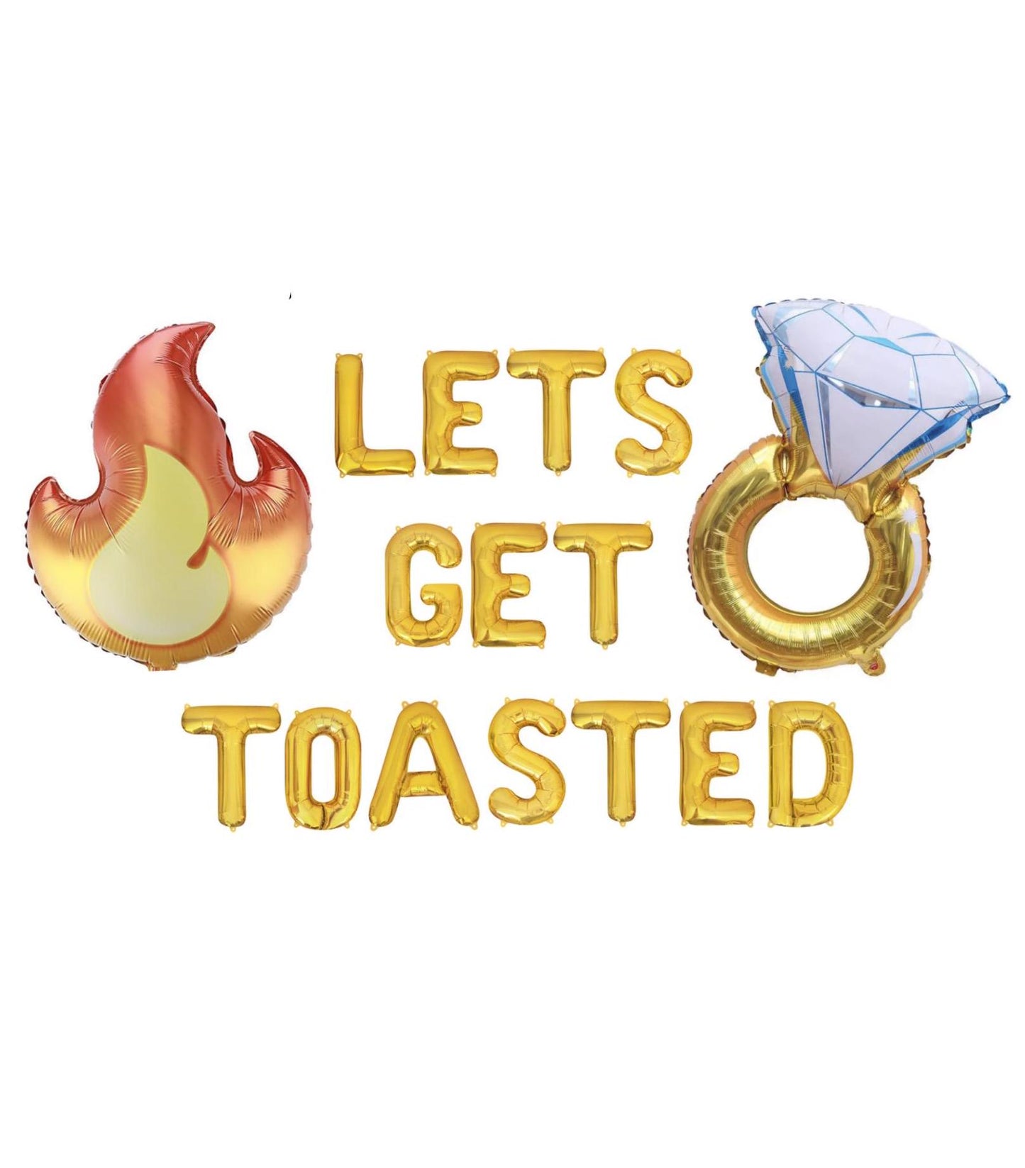 Let's Get Toasted Letter Balloon Kit