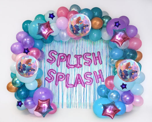 Mermaid Splish Splash Balloon Garland Kit