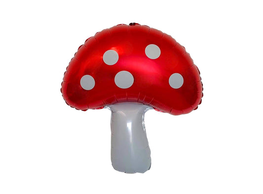 Red Mushroom With Dots Balloon