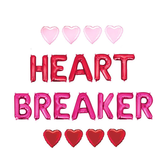 Heart Breaker Valentines Day Letter Balloon Kit