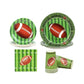 Football Themed Paper Plates Napkins And Cups