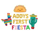 Custom Names First Fiesta Multi-Colored Letter Balloon Kit