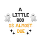 A Little Boo Is Almost Due Orange Letter Balloon Kit