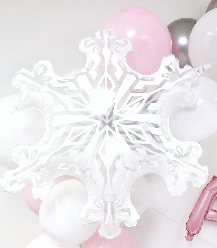 Pink Winter Onederland Balloon Garland Kit