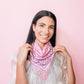 Bedazzled Pink Western Themed Bandana