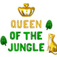 Queen Of The Jungle Letter Balloon Kit