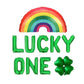 Lucky One With Shamrock Rainbow Letter Balloon Kit