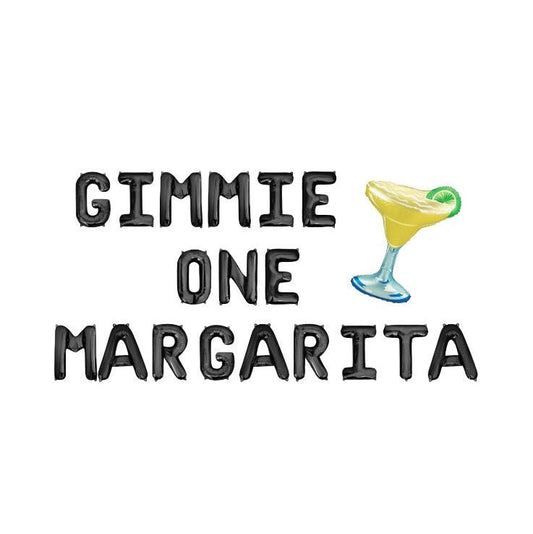 Gimmie One Margarita Letter Balloon Kit