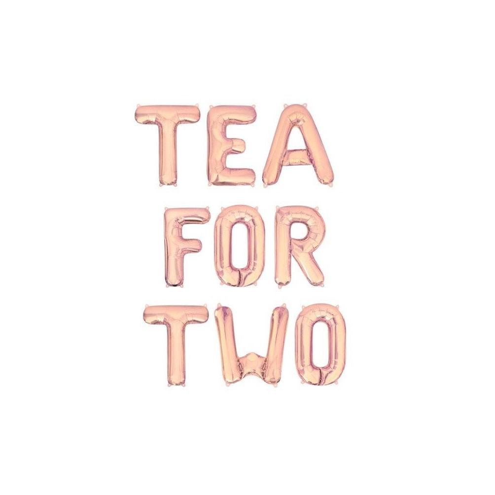 Tea For Two Letter Balloon Kit