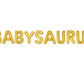 Babysaurus Baby Shower Letter Balloon Kit