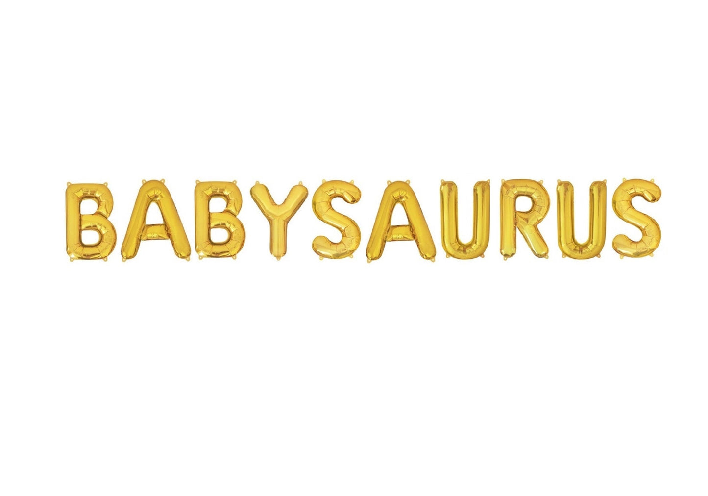 Babysaurus Baby Shower Letter Balloon Kit