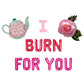 I Burn For You Letter Balloon Kit