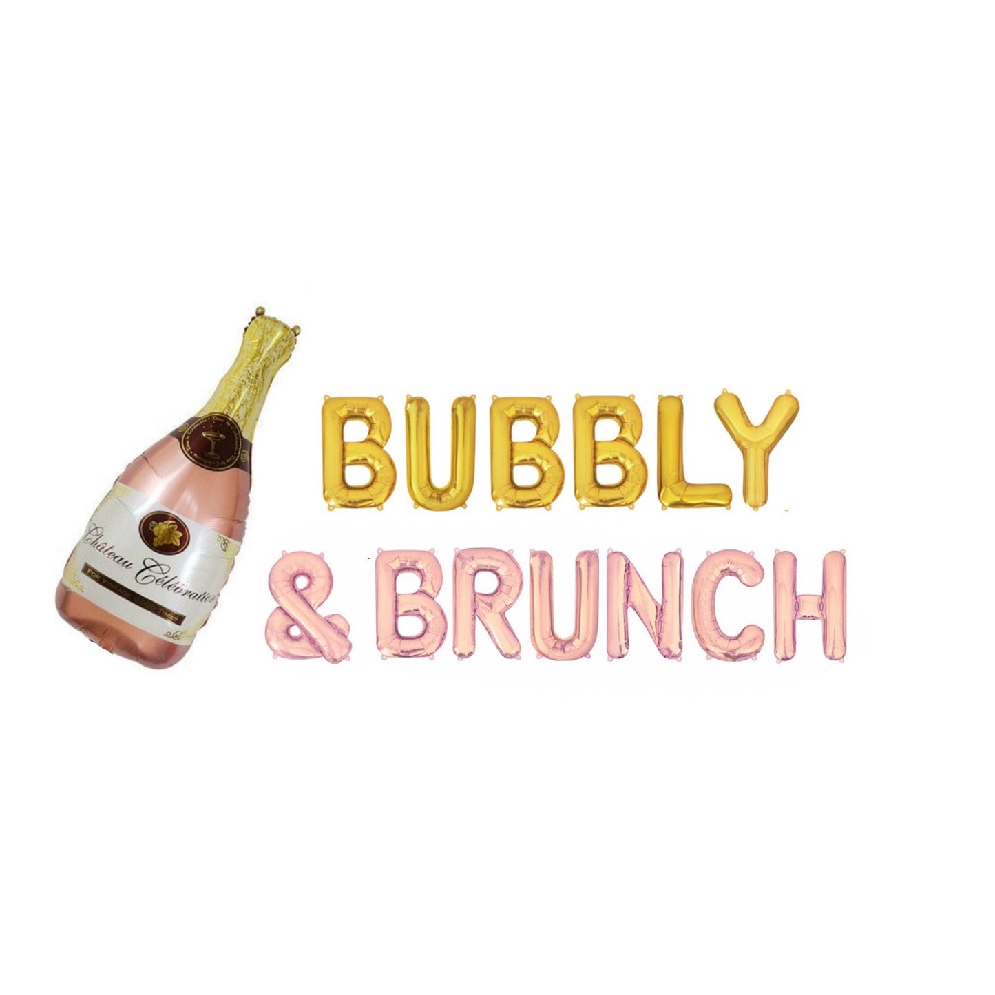 Bubbly & Brunch Letter Balloon Kit