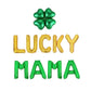 Lucky Mama St Paddys Day Baby Shower Letter Balloon Kit