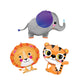 Cutie Elephant Lion Tiger Themed Balloons