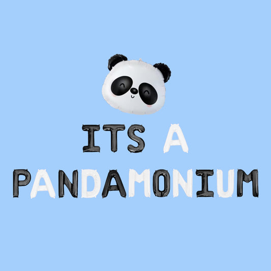 Its A Pandamonium Letter Balloon Kit