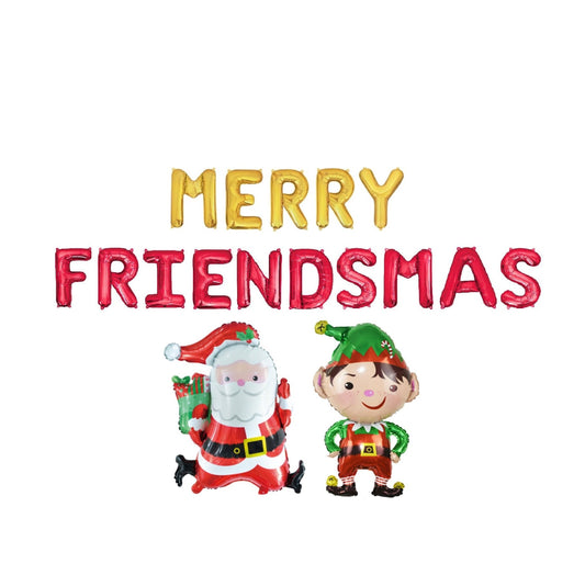 Merry Friendsmas Letter Balloon Kit