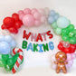 Whats Baking Colors Clustered Christmas Balloon Garland Kit