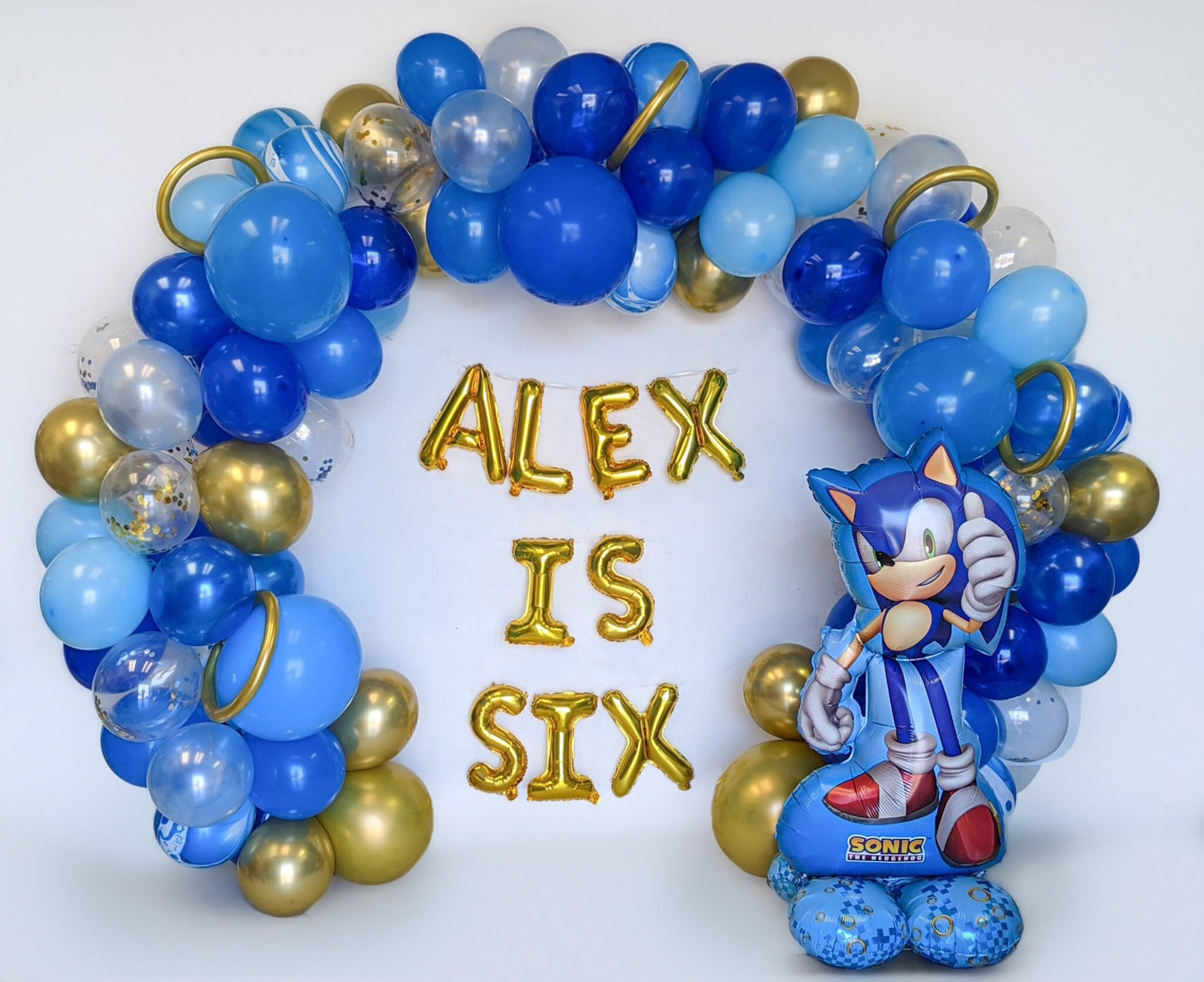 Sonic Birthday Balloon Garland Kit