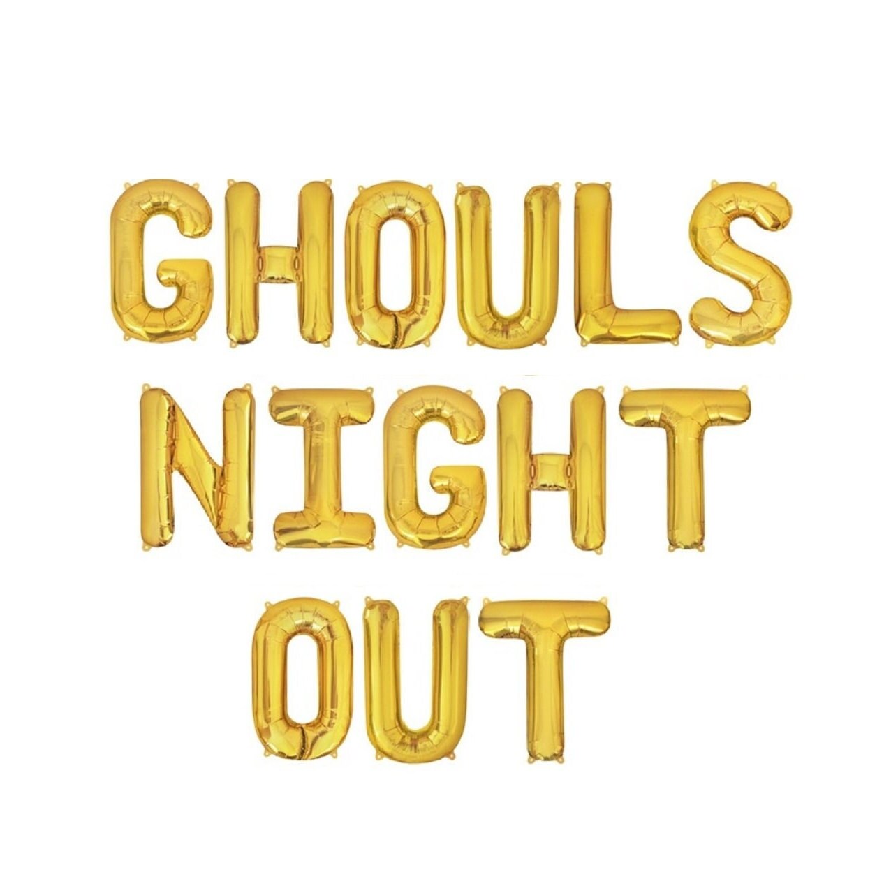 Ghouls Night Out Letter Balloon Kit