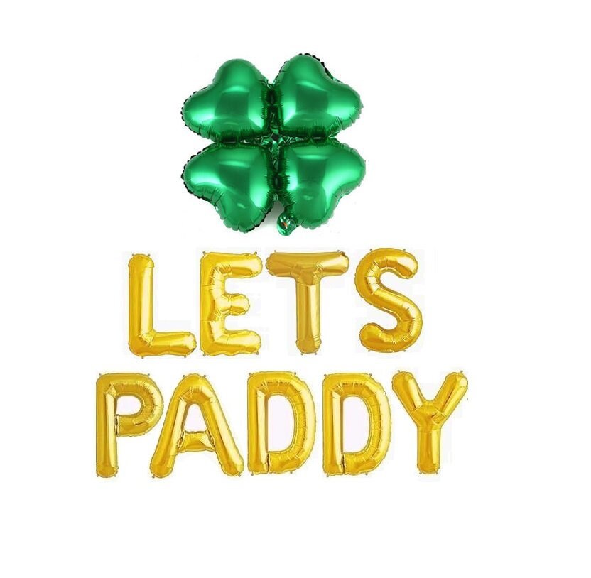 Lets Paddy Letter Balloon Kit