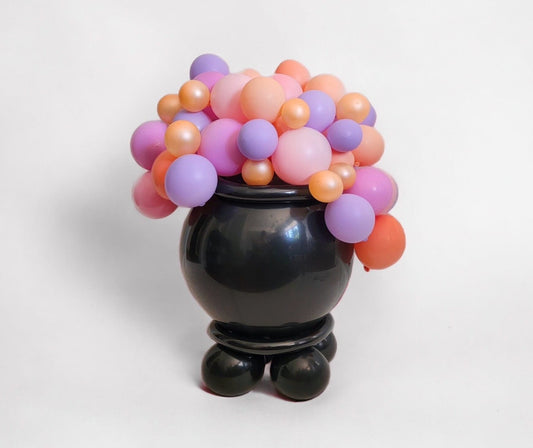 Orange and Purple Cauldron Balloon Kit