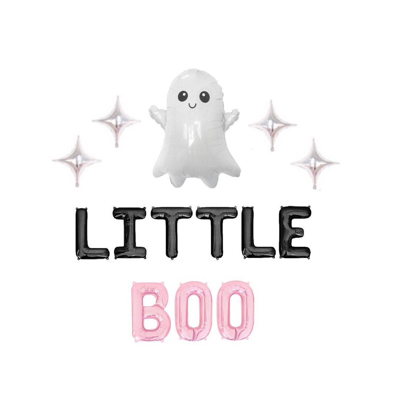 Little Boo Halloween Letter Balloon Kit