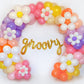 Rainbow Groovy Balloon Garland Kit